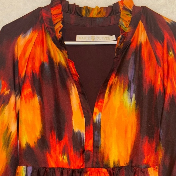 Marie Oliver Vibrant Long Sleeve Dress - Picture 2 of 9